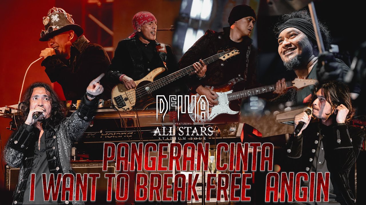 Pangeran Cinta, I Want To Break Free, Angin - Dewa19 Ft Virzha & Ello [Stadium Tour 2023] cover art