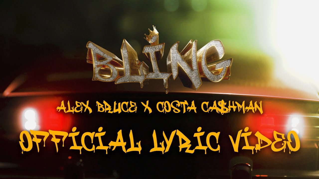 Alex Bruce & Costa Cashman - BLING (Official Lyric Video) cover art