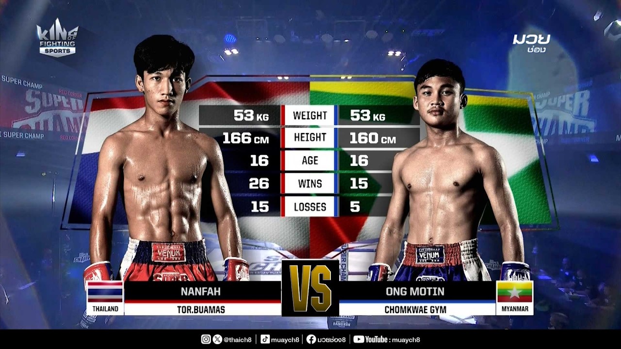คู่เด็ดมวยมันส์ | น่านฟ้า ต.บัวมาศ ดวล อ่อง โมทิน