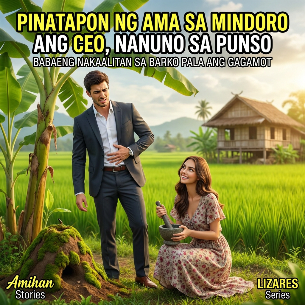 PINATAPON NG AMA SA MINDORO ANG CEO, NANUNO SA PUNSO. BABAENG NAKAALITAN SA BARKO PALA ANG GAGAMOT cover art