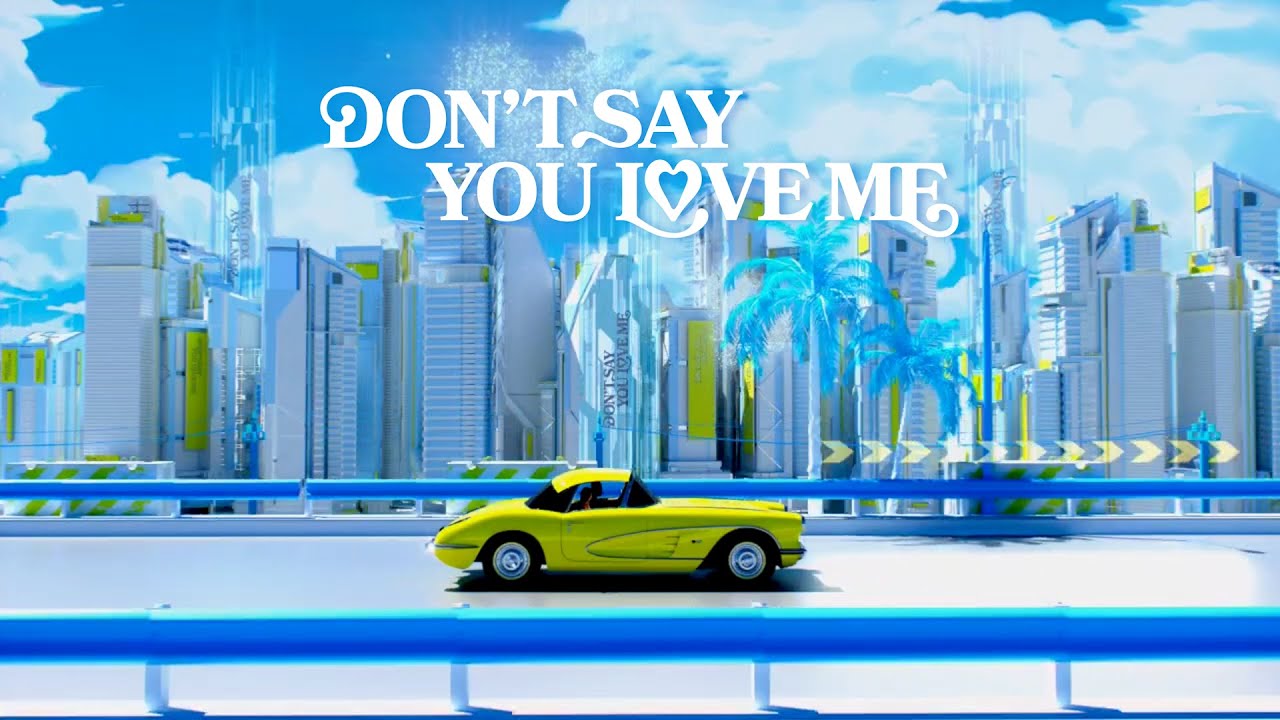 진 (Jin) 'Don't Say You Love Me (Synthwave Remix)' Visualizer cover art