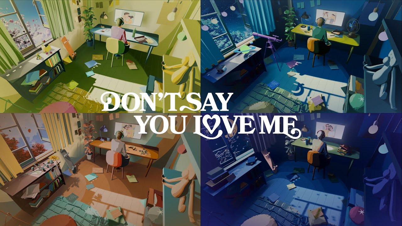 진 (Jin) 'Don't Say You Love Me (Lofi Remix)' Visualizer cover art