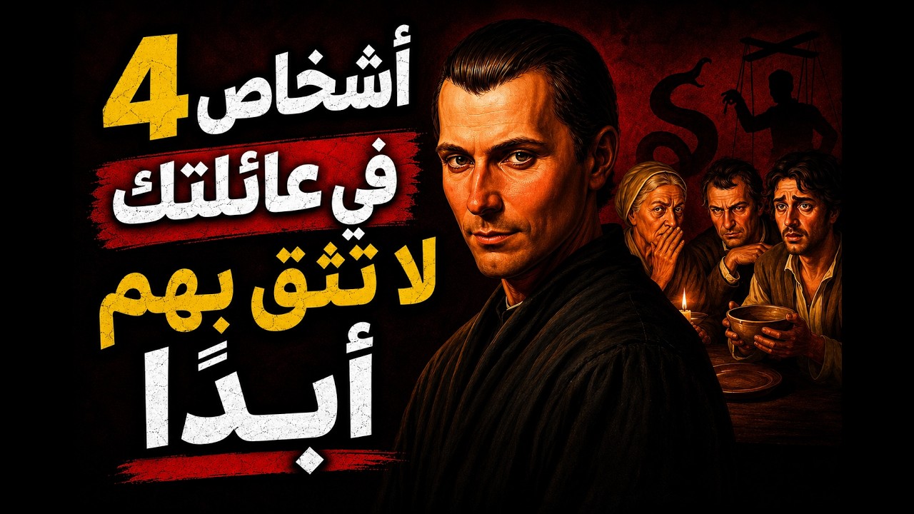 أخطر 4 أشخاص في عائلتك لا تثق بهم أبداً | أسرار ميكافيلي cover art
