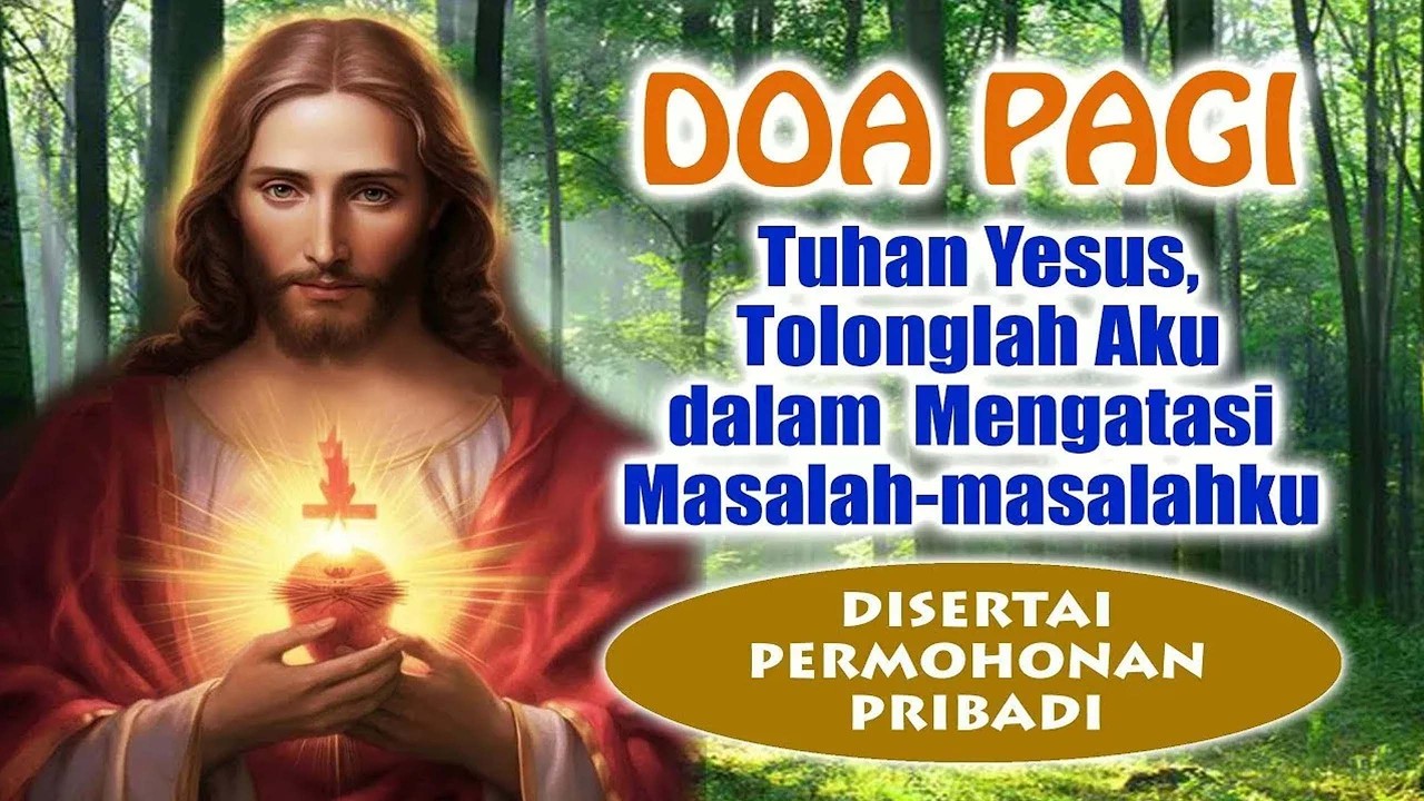 DOA PAGI🟠Tuhan Yesus, Tolonglah Aku dalam Mengatasi Masalah-masalahku (Disertai Permohonan Pribadi) cover art