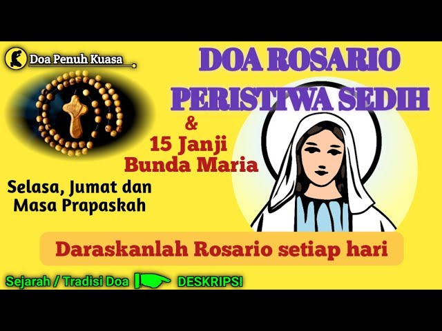 Doa Rosario Peristiwa Sedih ( Doa Rosario Misteri Sedih ) - Doa Penuh Kuasa - Doa Katolik cover art