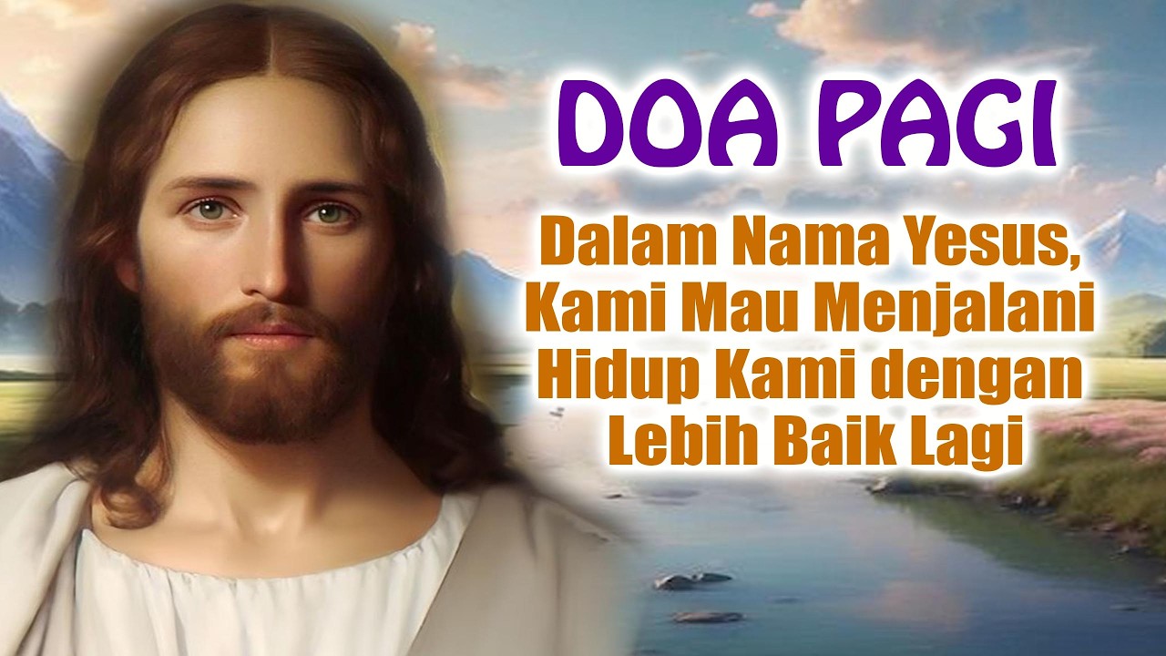 DOA PAGI 🟠 Dalam Nama Yesus, Kami Mau Menjalani Hidup Kami dengan Lebih Baik Lagi | Doa Katolik cover art