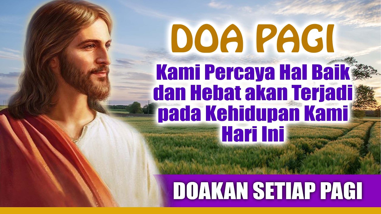 DOA PAGI 🟠 Kami Percaya Hal Baik dan Hebat akan Terjadi pada Kehidupan Kami Hari Ini | Doa Katolik cover art