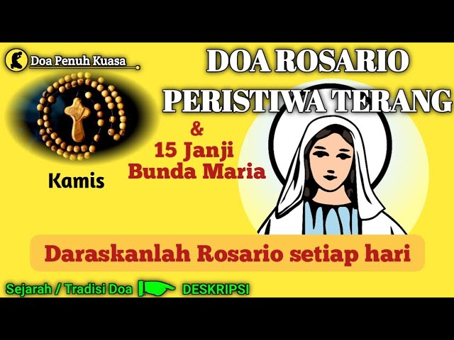 Doa Rosario Peristiwa Terang ( Doa Rosario Misteri Terang ) - Doa Penuh Kuasa - Doa Katolik cover art