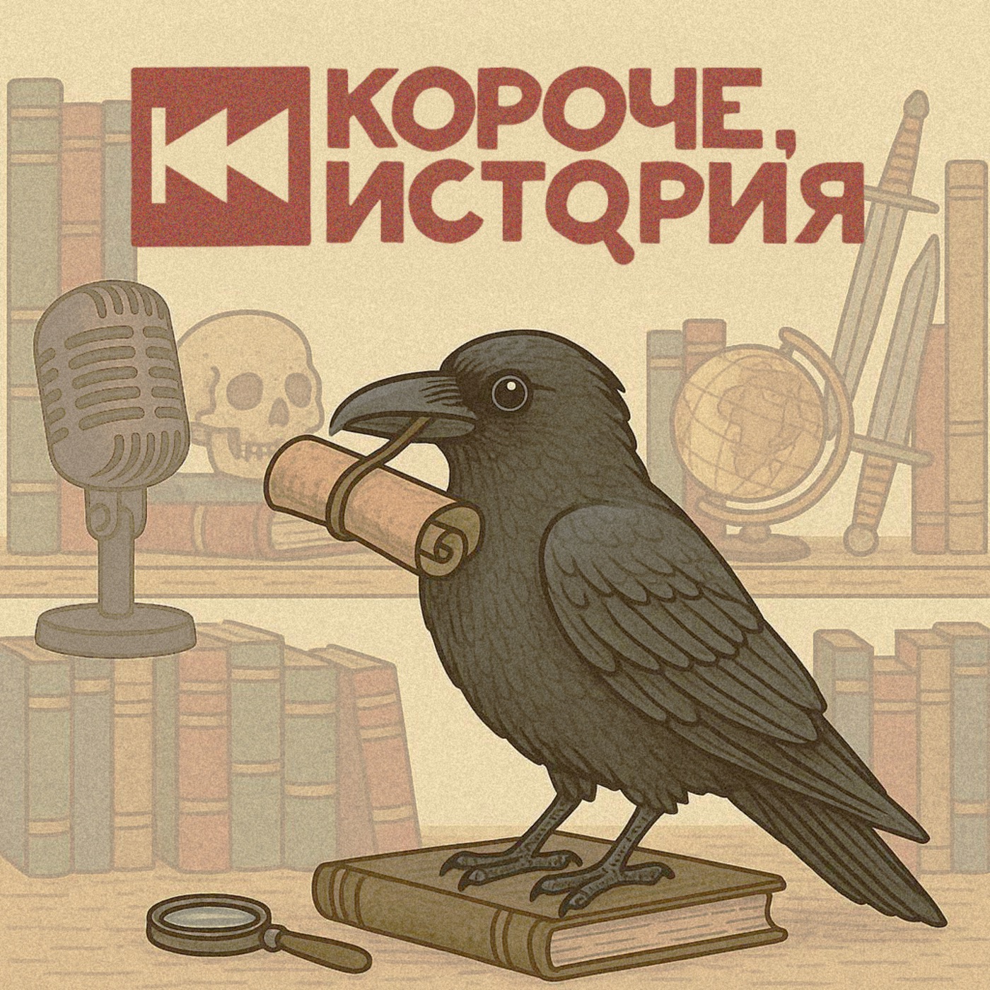 Короче, история cover art