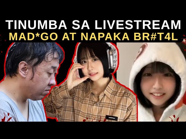 JAPANESE STREAMER ITINUMBA SA MISMONG LIVESTREAM! ANONG ATRASO? |Nj crime corner|Tagalog crime story cover art