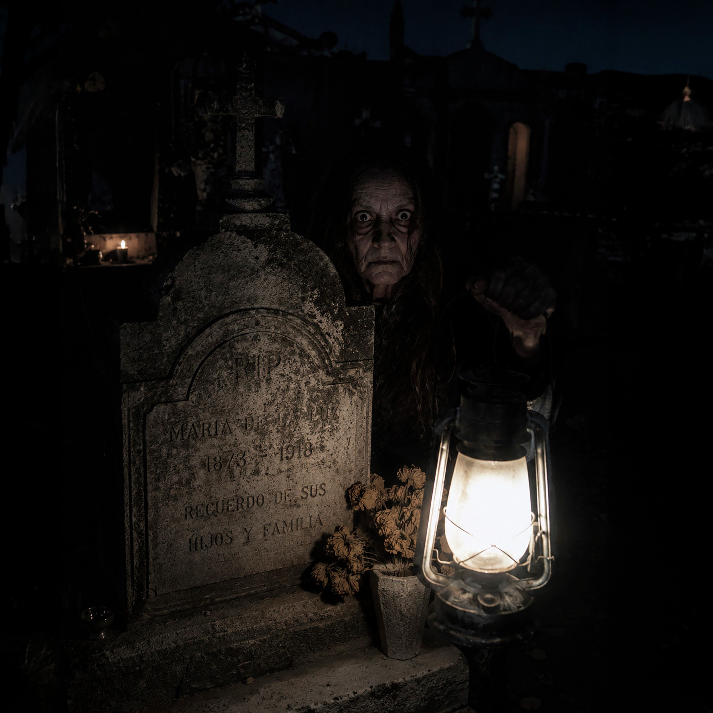 NO RESPONDAS SI OYES TU NOMBRE EN UN CEMENTERIO