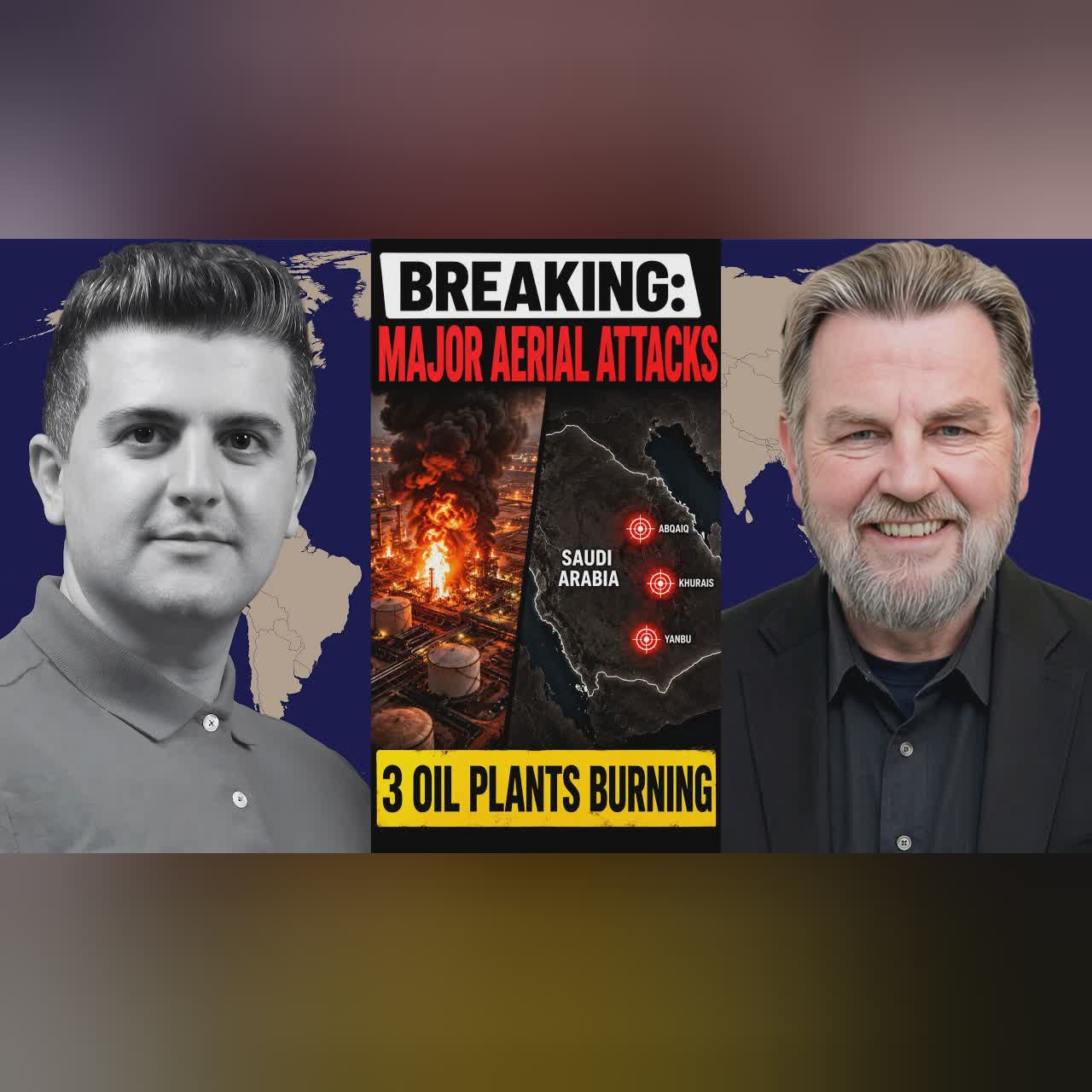 Larry Johnson: Major Aerial Attacks Rocks Saudi Arabia – 3 Oil Plants Burning Out of Control cover art