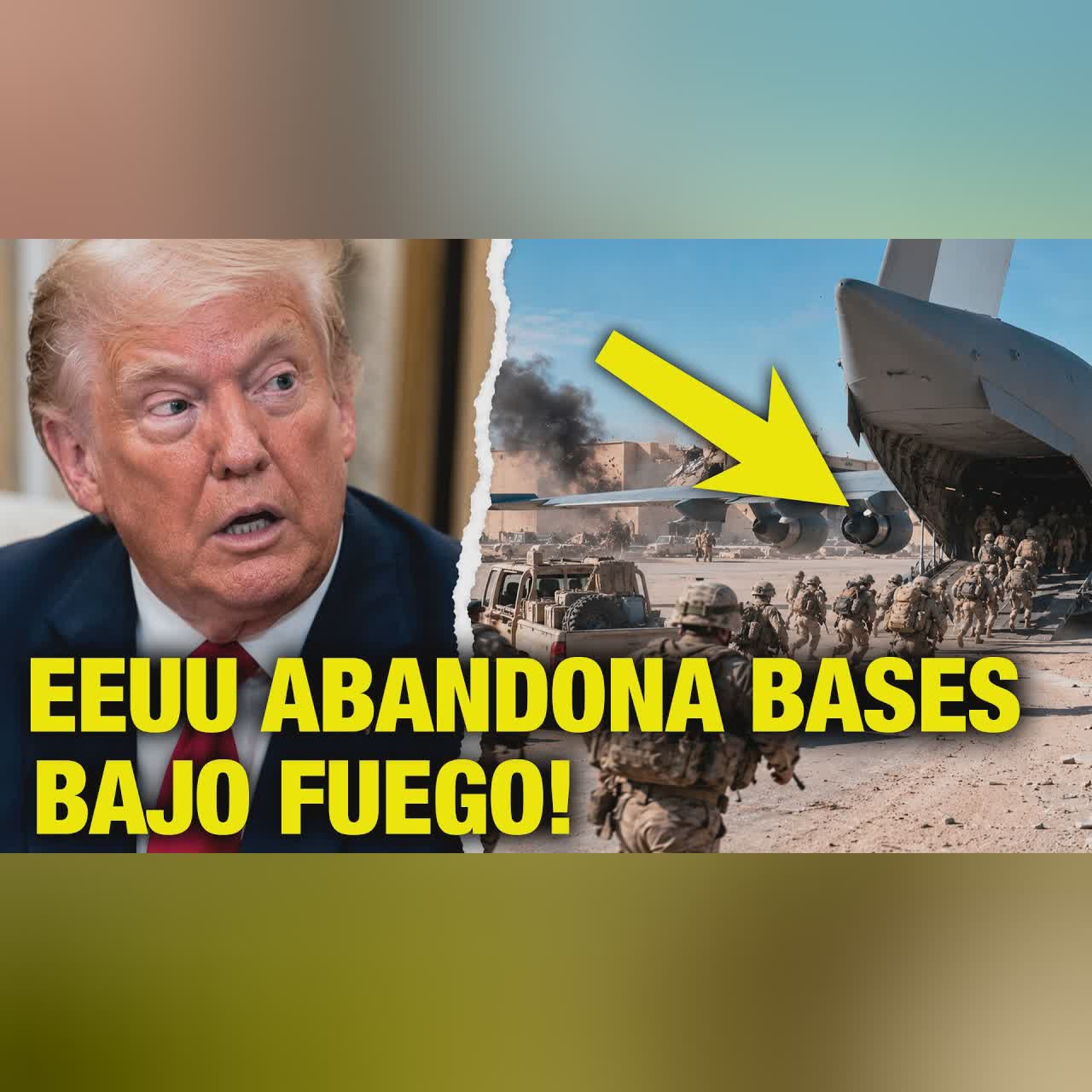 🚨 EEUU EVACÚA sus Bases Militares de EMERGENCIA y Trump recibe el GOLPE que no esperaba