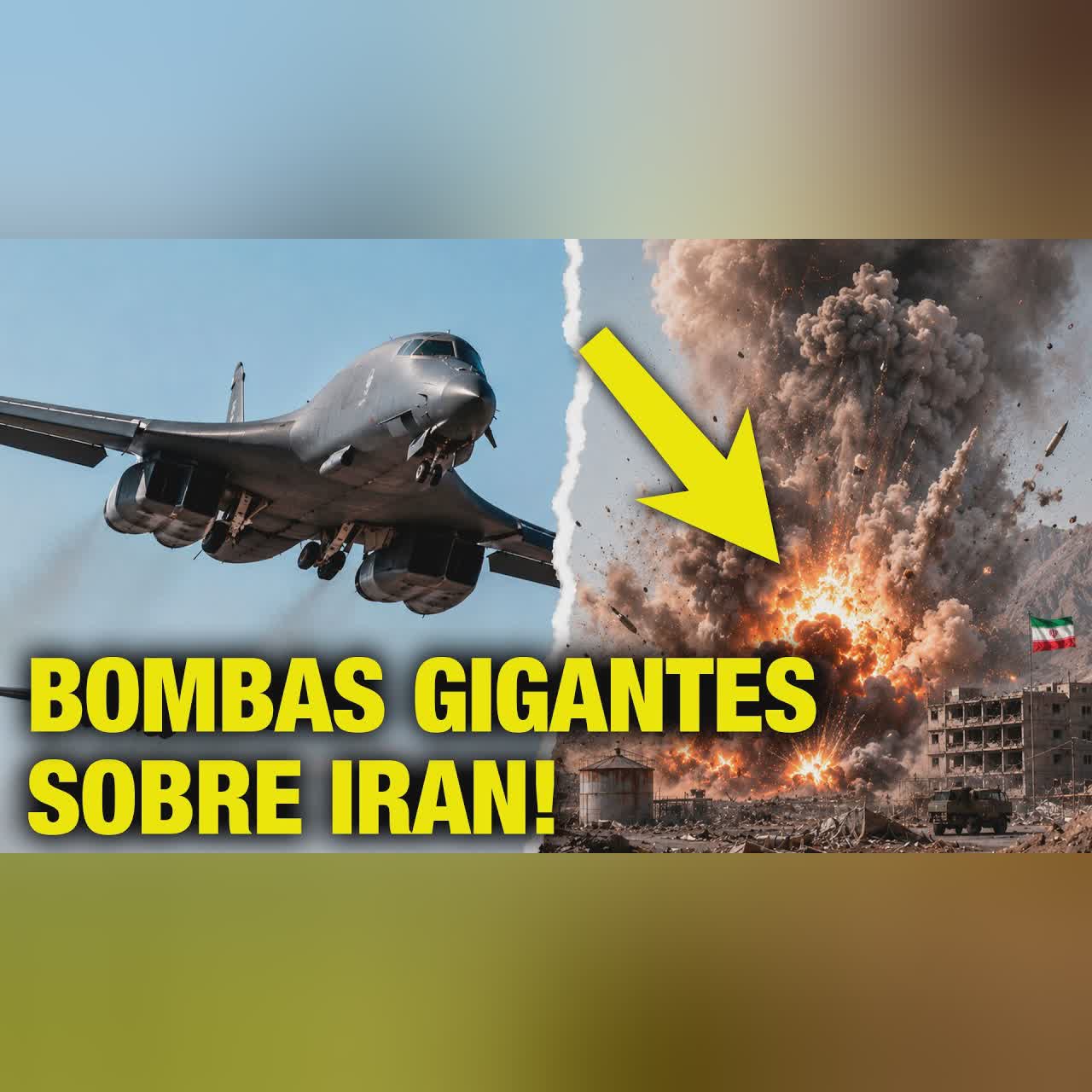 🚨 B-1 DE EEUU GOLPEAN IRÁN con Bombas Gigantes y Desatan el Caos