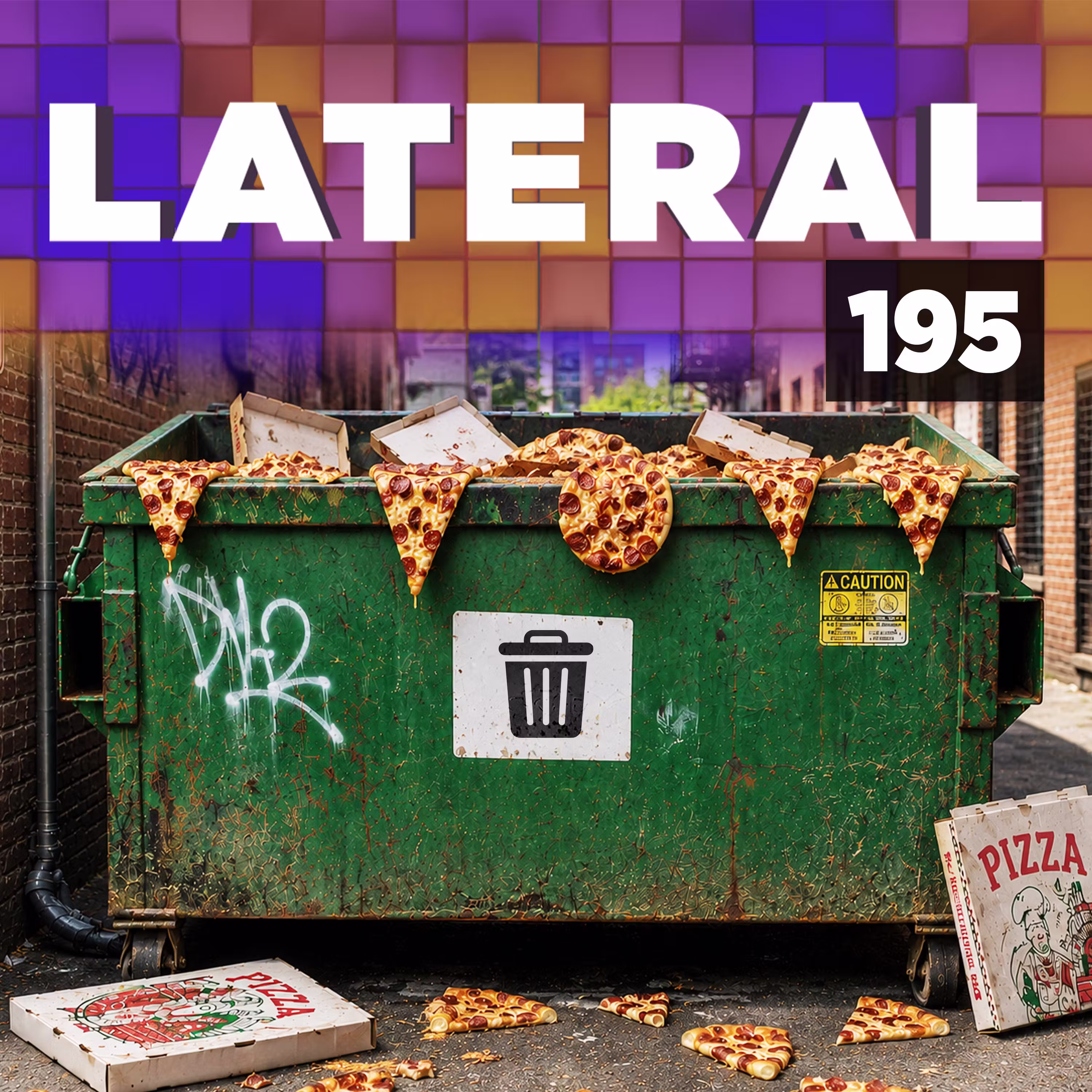Dumped pizza cover art