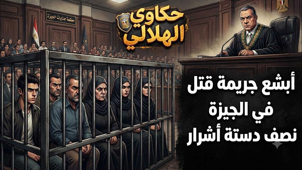 حكاوي الهلالي _أبشع جريمة قتل في الجيزة_ نصف دستة أشرار _ الإعدام عليهم مش كفاية cover art
