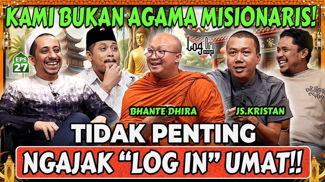 KONGHUCU DAN BUDDHA BERSATU❗GAWAT NIH‼️ Habib Ja'far - Mamat - Bhante Dhira - Tretan - Login EPS 27 cover art