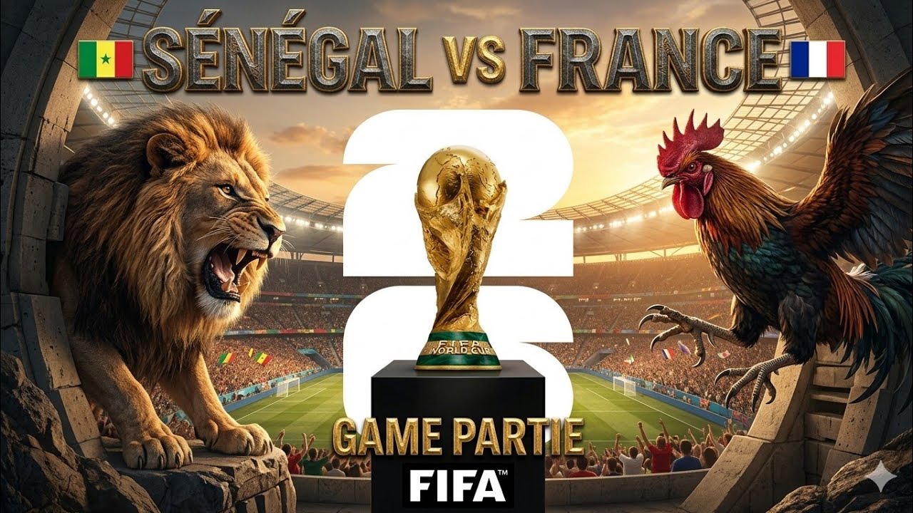 🇸🇳 SENEGAL VS FRANCE 🇨🇵 // #efootball  4k HD cover art