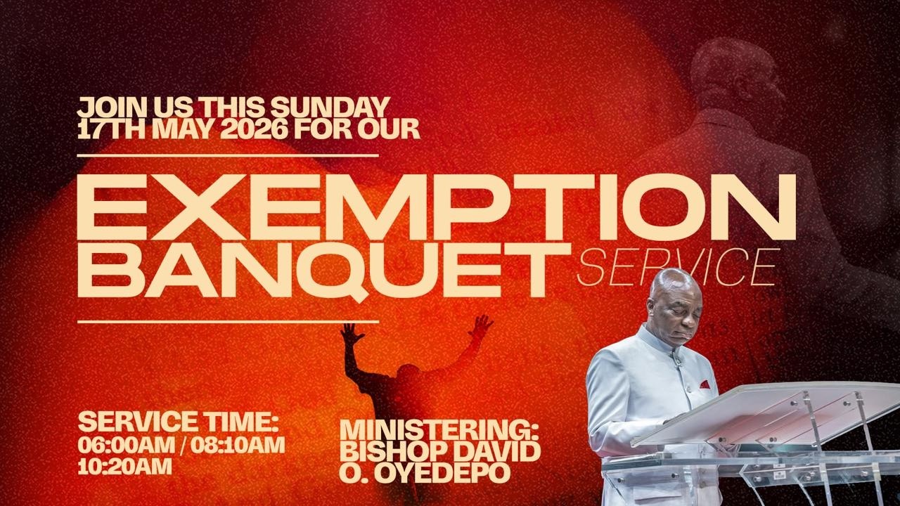 EXEMPTION BANQUET SERVICE | 17, MAY 2026 | FAITH TABERNACLE OTA. cover art