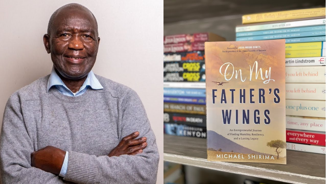 On My Father's Wing: Kitabu cha Mwanzilishi wa Precision Air, Kifo cha mkewe kilimvunja moyo vibaya cover art