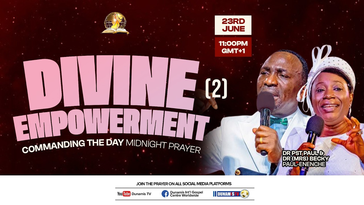 COMMANDING THE DAY MIDNIGHT PRAYER|| DIVINE EMPOWERMENT ||23-06-2026 cover art