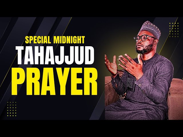 MIDNIGHT PRAYER: Tahaajjud Supplications & Adhkar for Spiritual Renewal (English & Yoruba) cover art