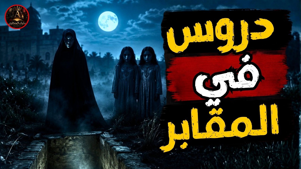 ليلة مرعبة داخل المقابر😱 مدرسة دخلت منزلًا لتدريس طفلين .. فاكتشفت أن المنزل قبر والأطفال موتى cover art