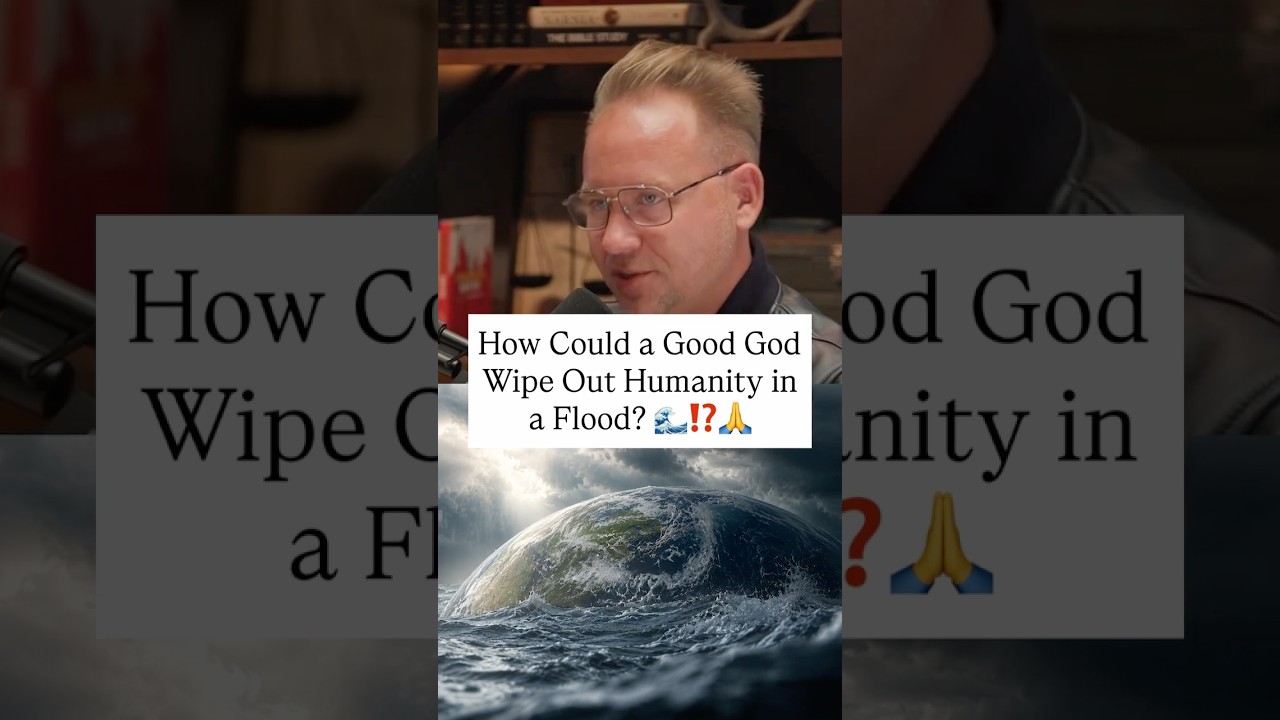 How could a good God send a flood to wipe out humanity?!