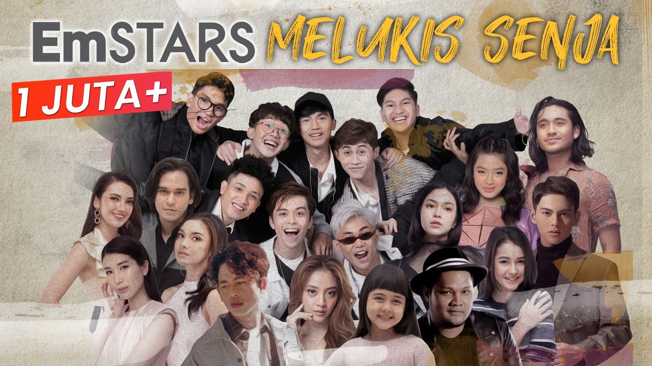 EmSTARS - Melukis Senja (Official Lyric Video) cover art