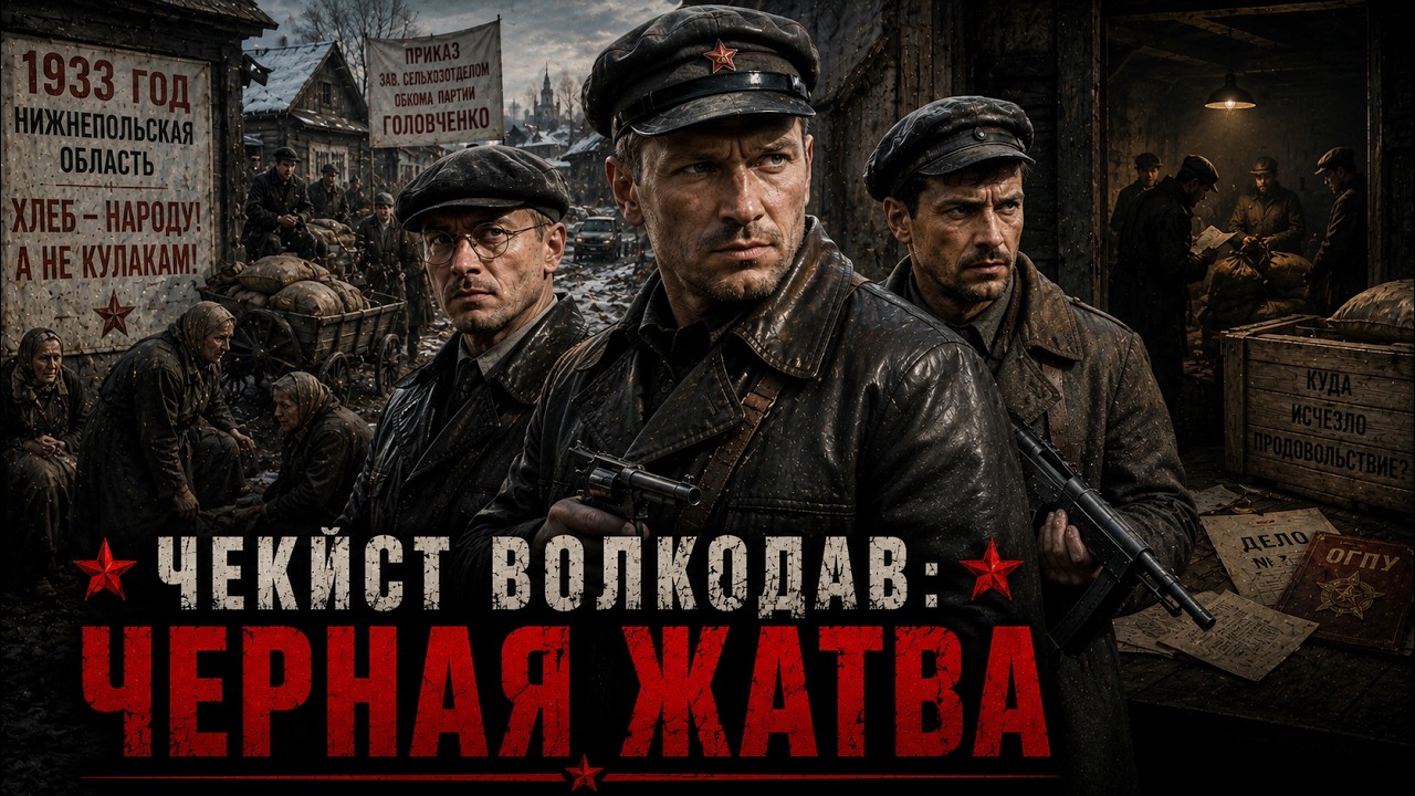 ЧЕКИСТ : Черная Жатва 📖 Аудиокнига полностью : Военные Истории / Реальные События👍 cover art