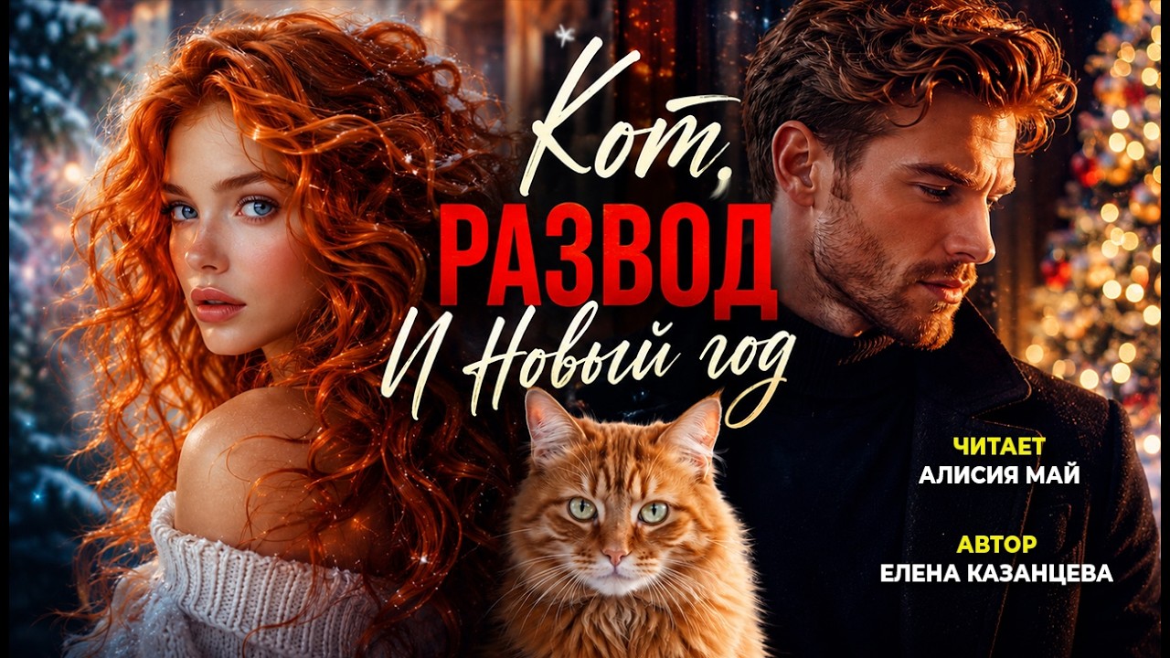 Аудиокнига "Кот, развод и Новый год!!!" cover art