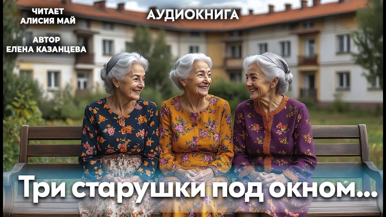 Аудиокнига "Три старушки под окном..." cover art