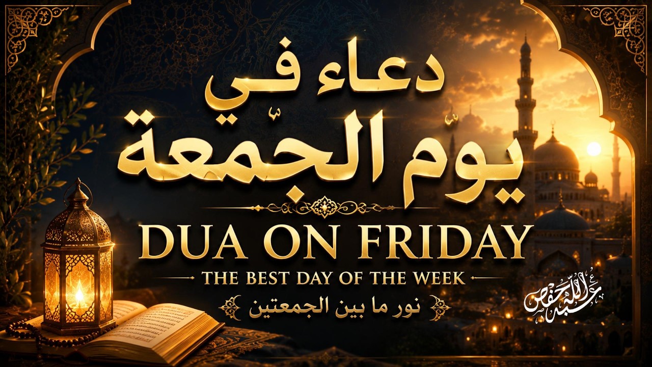 دعاء يوم الجمعة قبل المغرب | لا تفوت ساعة الاستجابة القارئ منصور غزنوي cover art