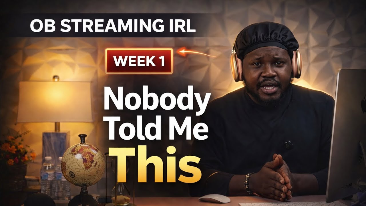 #1 OB streaming IRL - Week One Of Work. cover art