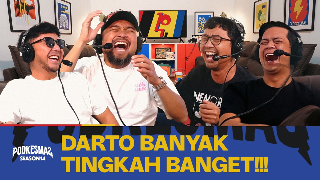 PODKESMAS -TERNYATA DARTO LEBIH LUCU KALO LAGI OLAHRAGA, GERAKANNYA UNIK!! cover art