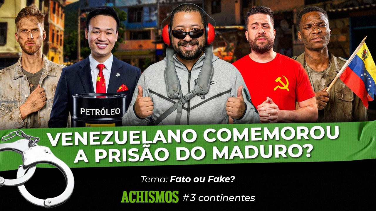 FATO OU FAKE: DESCOBRIMOS AS VERDADES DA VENEZUELA! | #3CONTINENTES #116 cover art