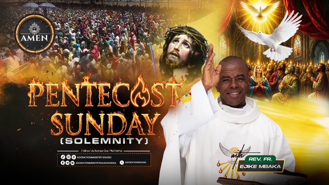 PENTECOST SUNDAY MASS LIVE WITH REV FR EJIKE MBAKA || 24-05-2026 cover art