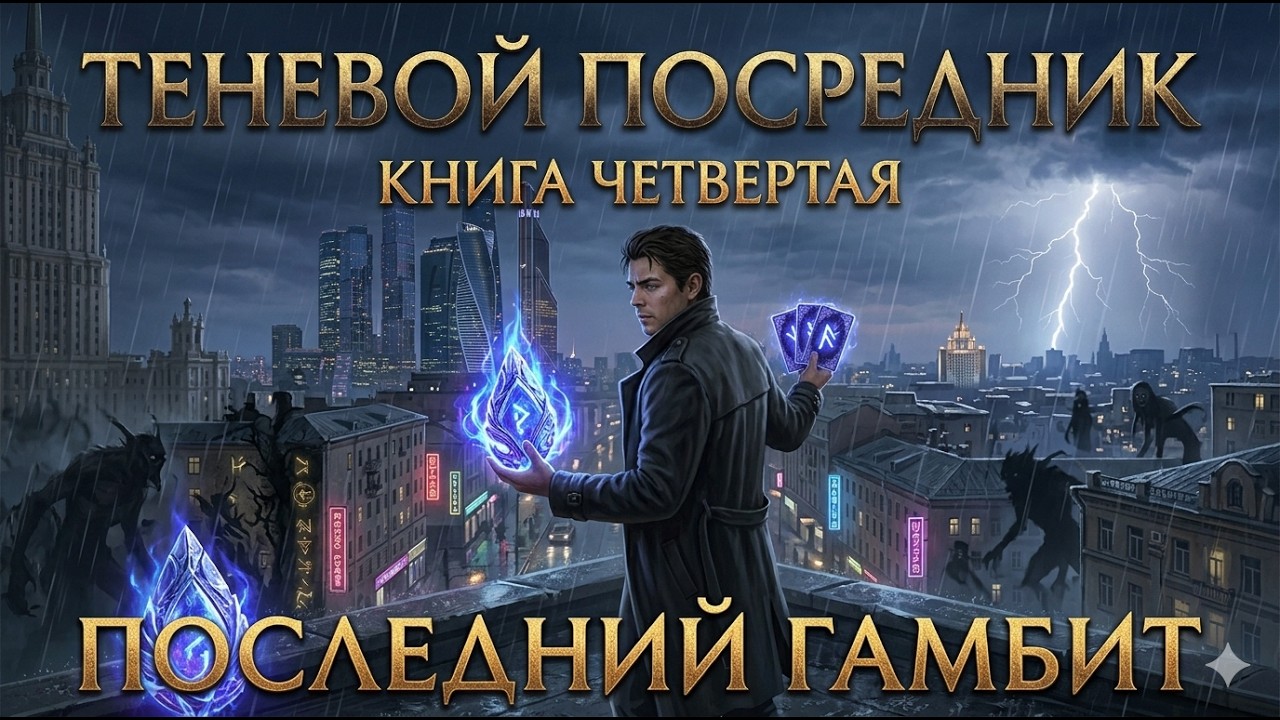 Аудиокнига | Теневой Посредник | Книга 4 | Последний Гамбит | Финал цикла | Городское фэнтези cover art