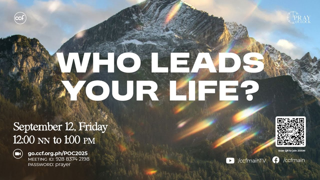 Who Leads Your Life? | Pray o'Clock (September 12, 2025) cover art