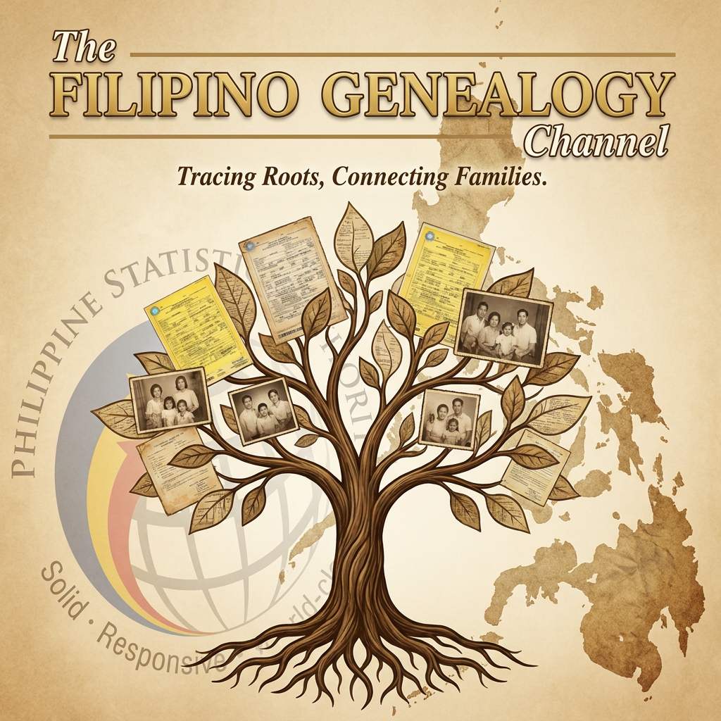 The FILIPINO GENEALOGY Channel cover art