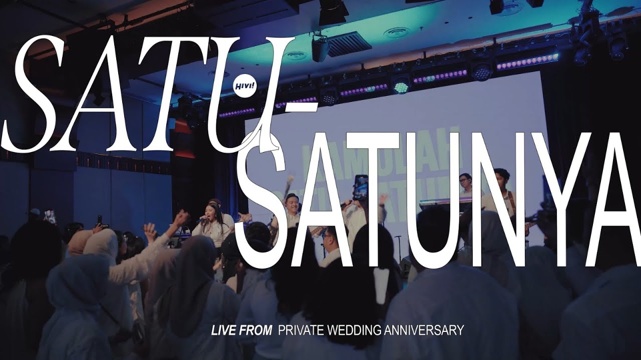 HIVI! SATU-SATUNYA LIVE AT PRIVATE WEDDING ANNIVERSARY cover art