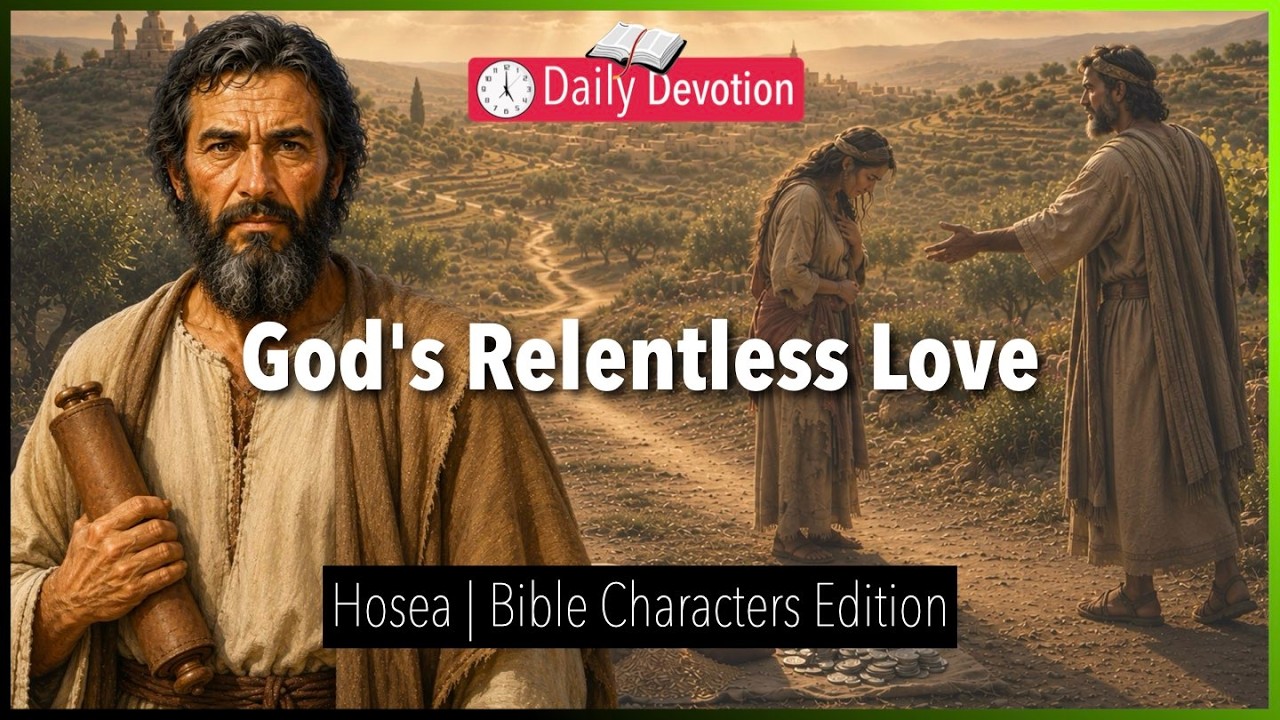 July 01: God's Relentless Love - Hosea - Hosea 1-3 - 365 Daily Devotions cover art
