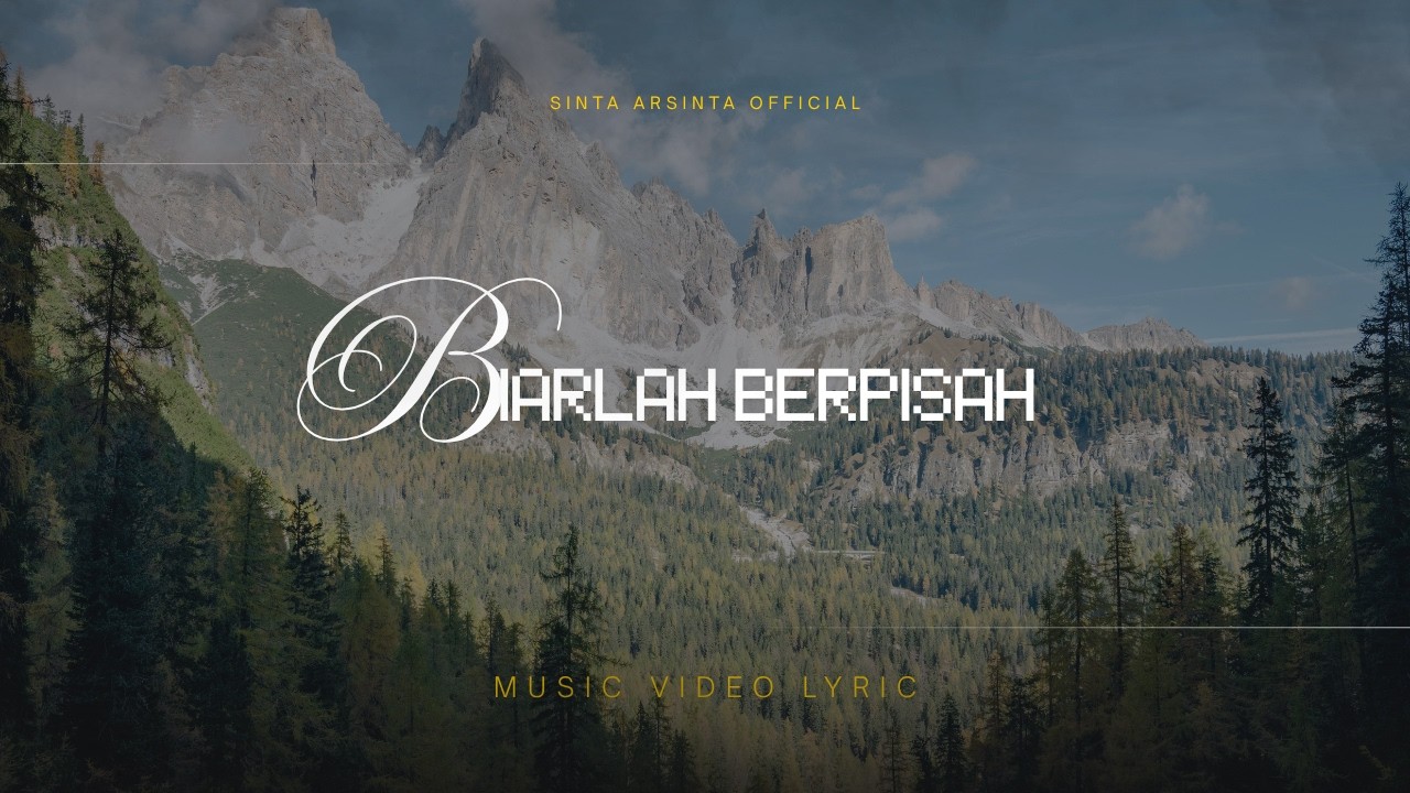 Shinta Arsinta Feat David Chandra - Biarlah Berpisah | Sagita ( Music Video Lyric ) cover art