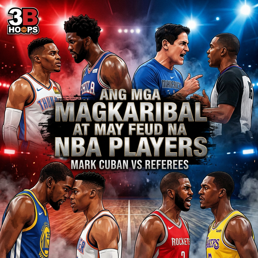ANG MGA MAGKARIBAL AT MAY FEUD NA NBA PLAYERS | MARK CUBAN VS REFEREES cover art