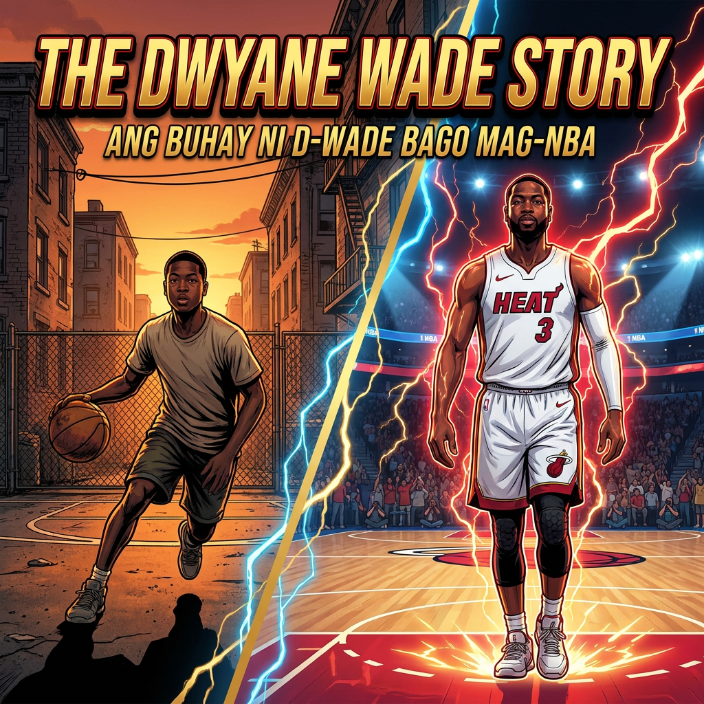THE DWYANE WADE STORY | ANG BUHAY NI D-WADE BAGO MAG-NBA cover art