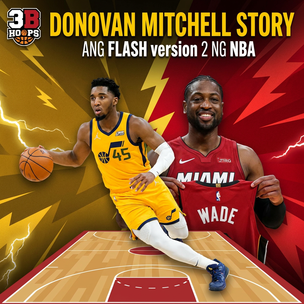 DONOVAN MITCHELL STORY | ANG THE FLASH version 2 NG NBA cover art