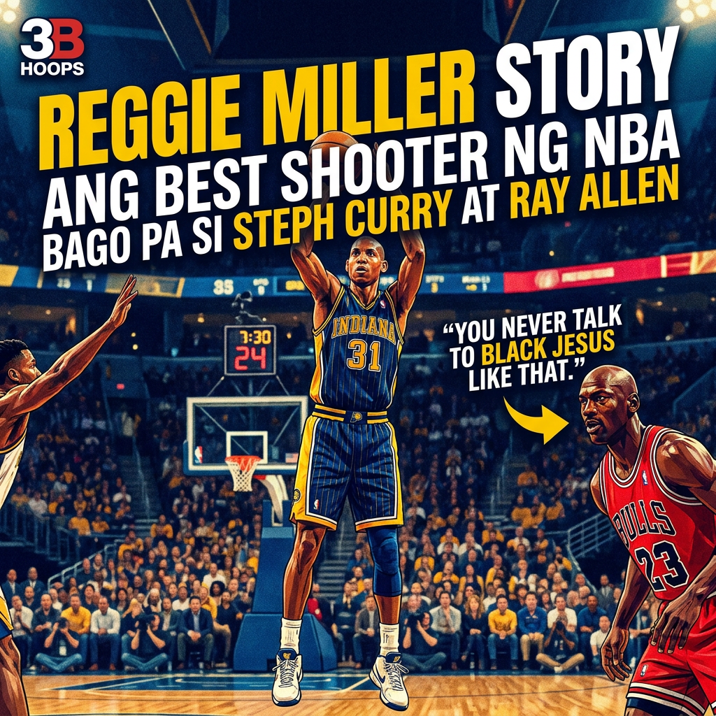 REGGIE MILLER STORY | ANG BEST SHOOTER NG NBA BAGO PA SI STEPH CURRY AT RAY ALLEN cover art