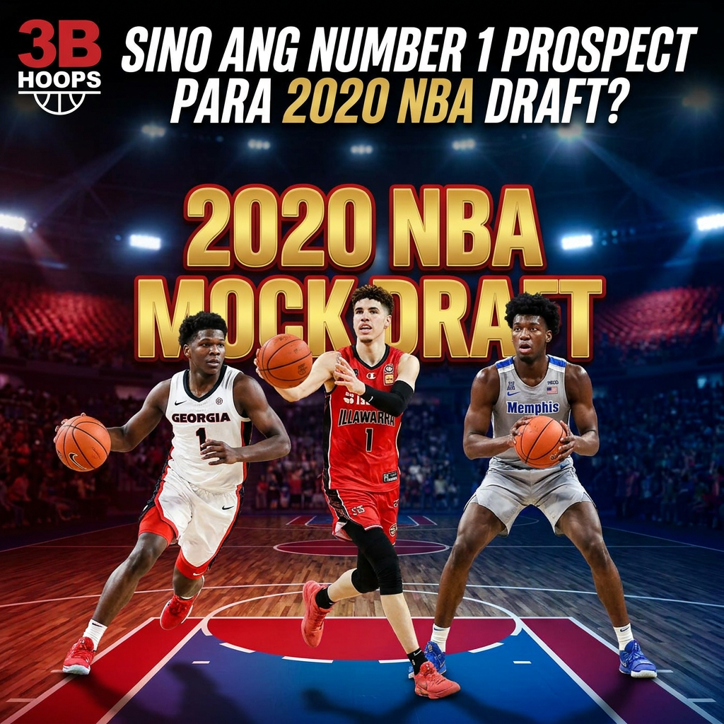 SINO ANG NUMBER 1 PROSPECT PARA 2020 NBA DRAFT? | 2020 NBA MOCK DRAFT cover art
