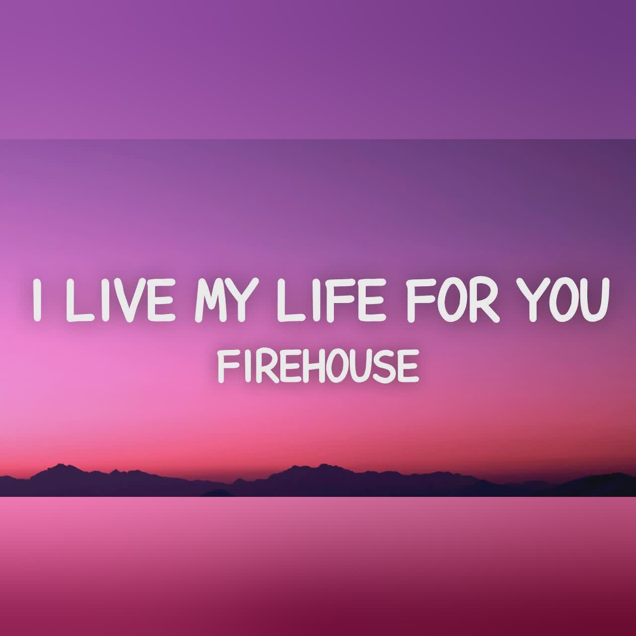 I Live My Life for You cover art