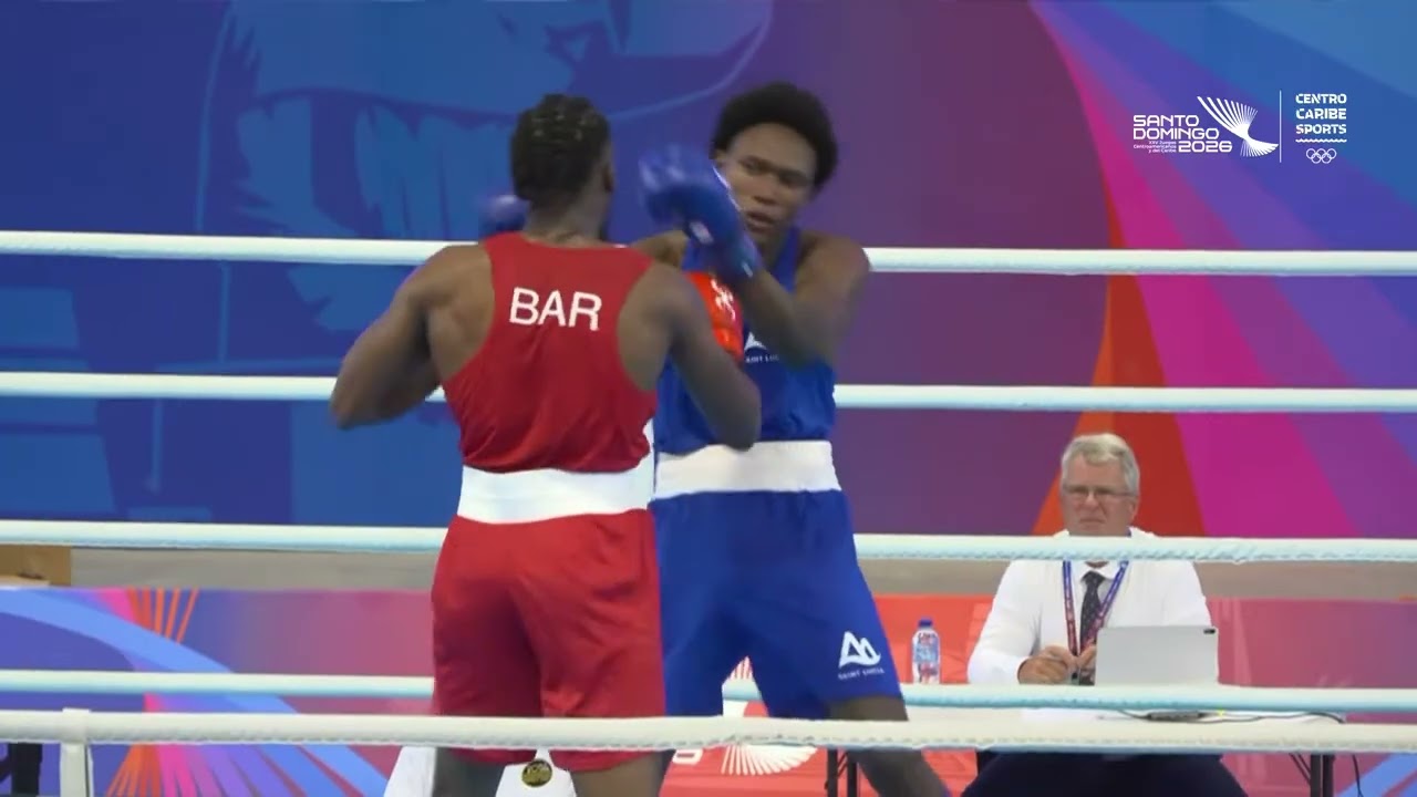 Charles Cox (BAR) vs. John Didier (LCA) Central American & Carribbean Games 2026 (80kg)